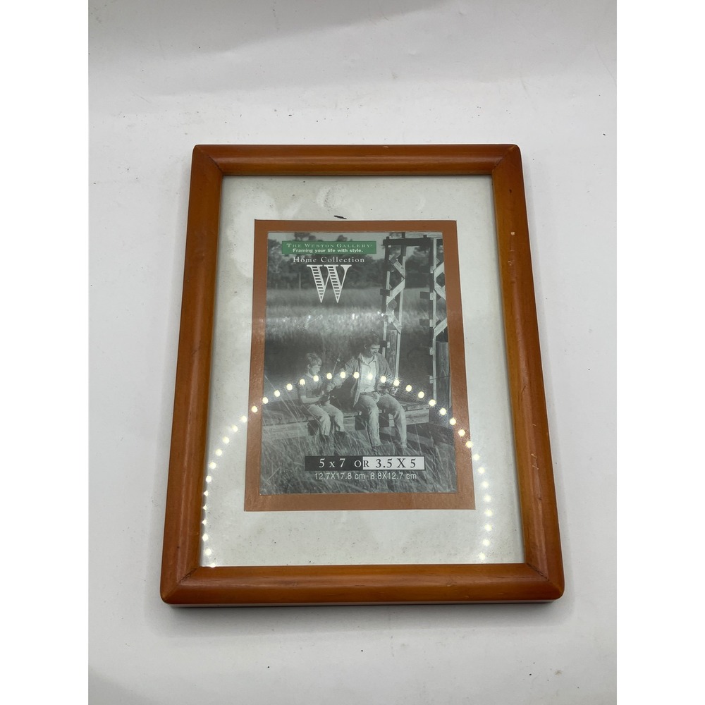 The Weston Gallery 5x7 & 3.5x5‎ Brown Photo Frame Picture Home Decor Display